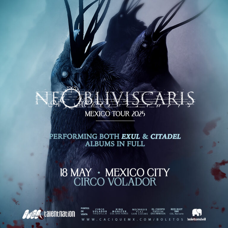 Ne Obliviscaris – CDMX – México Tour 2025