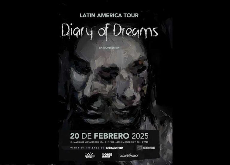 DIARY OF DREAMS en MONTERREY, NUEVO LEÓN 2025