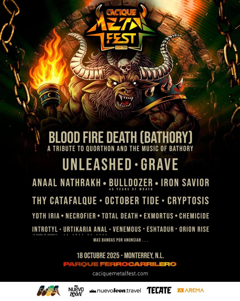 [POSPUESTO] Cacique Metal Fest – Venta de boletos, bandas confirmadas y horarios