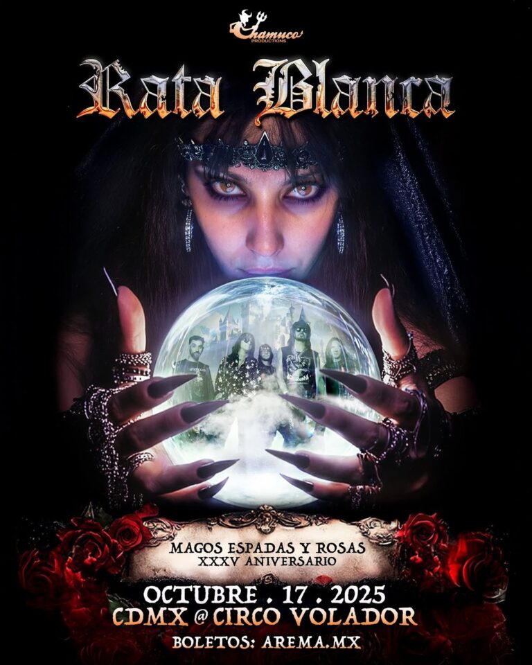 Rata Blanca en México 2025 – Magos y Espadas XXXV Aniversario