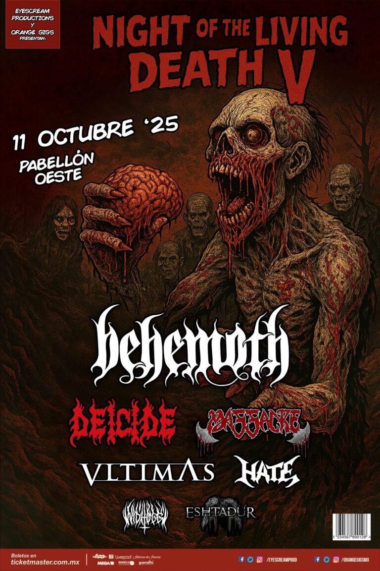 Night of The Living Death V: Behemoth, Deicide y Más