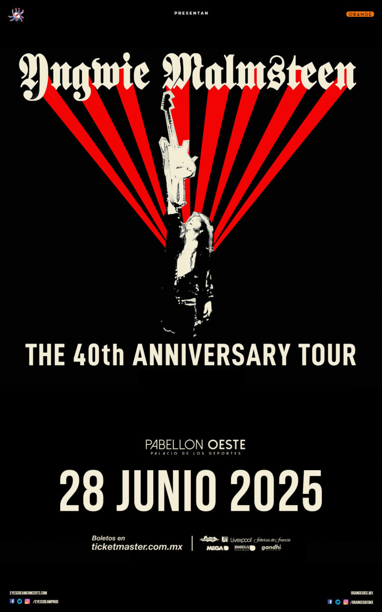 Yngwie Malmsteen – The 40th Anniversary Tour en México 2025