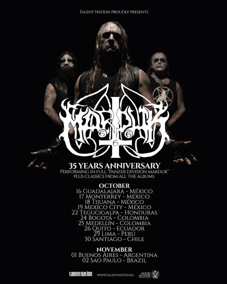 Marduk: 35 Years Anniversary Tour en México 2025