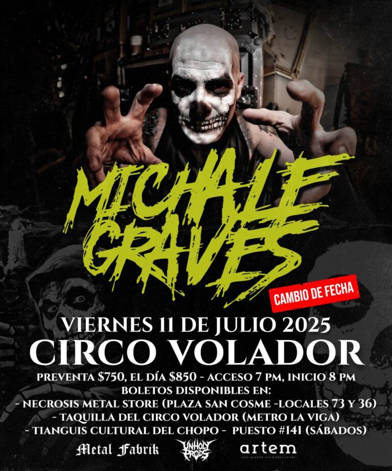 Michale Graves en México, CDMX 2025, Boletos