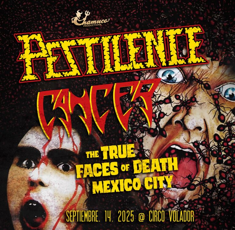 Pestilence y Cancer en el Circo Volador, CDMX 2025, Boletos