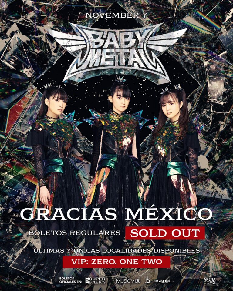 BABYMETAL en México 2025, fechas preventa de boletos y precio
