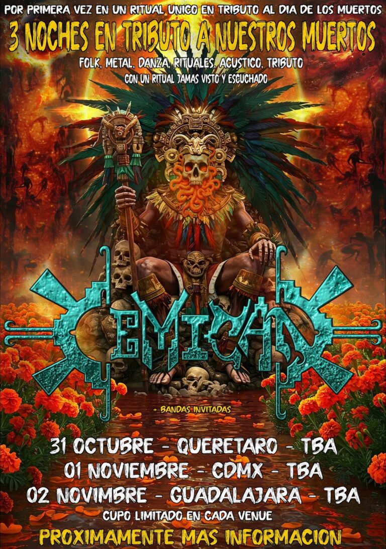 Cemican: Tres Noches En Tributo a Nuestros Muertos, Gira 2025