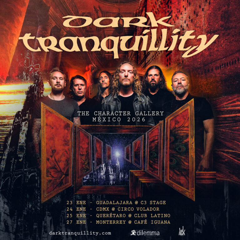 Dark Tranquillity: The Character Gallery Tour Mexico