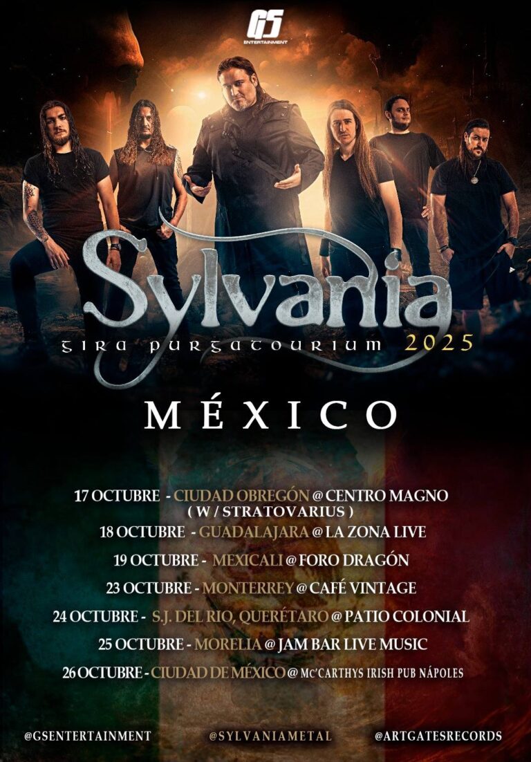 Sylvania – Gira Purgatorium 2025 en México