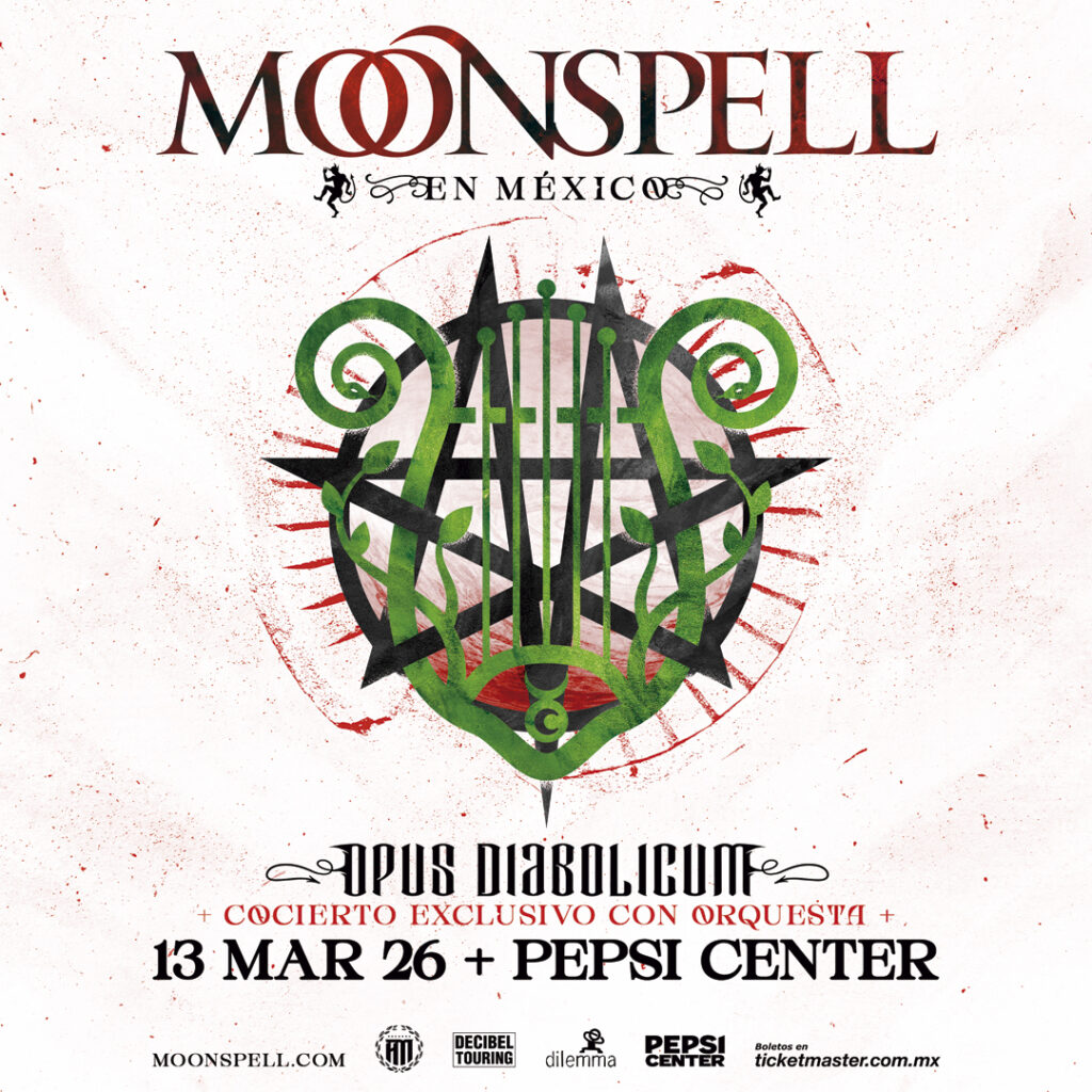 Moonspell en México Opus Diabolicum 2026