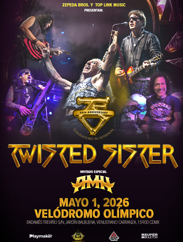 Twisted Sister en CDMX 2026