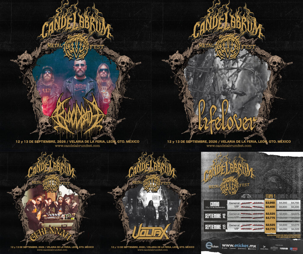 Primeras bandas confirmadas para el Candelabrum V 2026