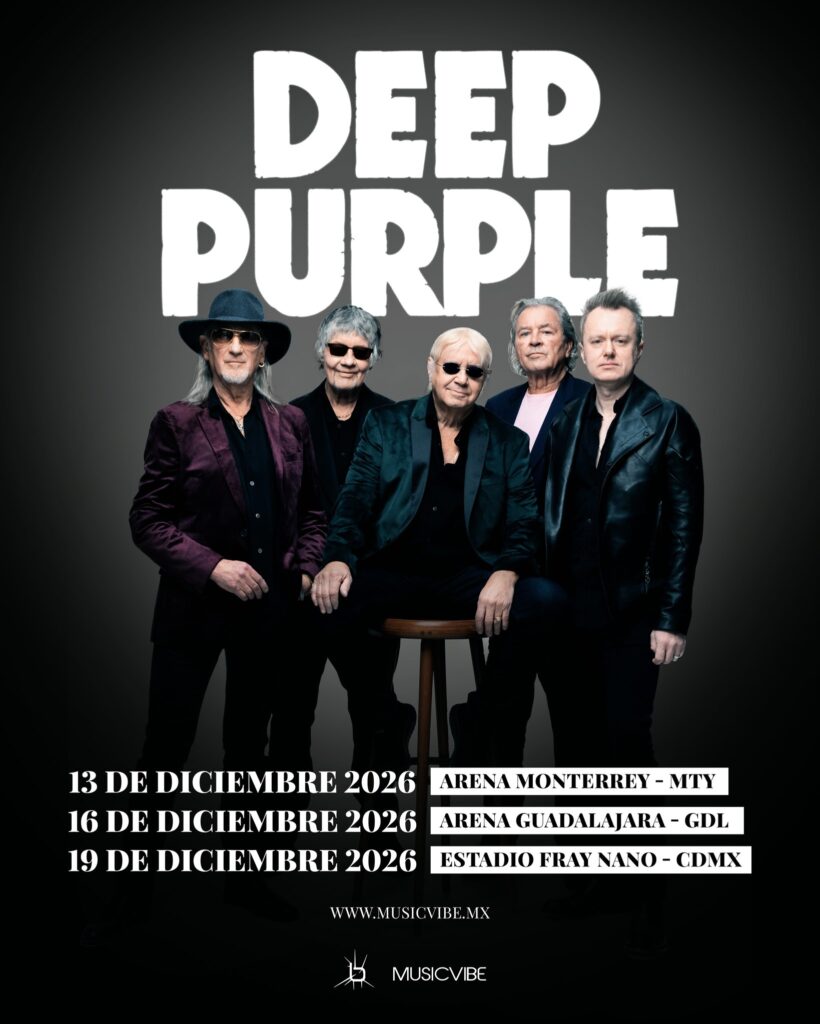 Deep Purple en México 2026