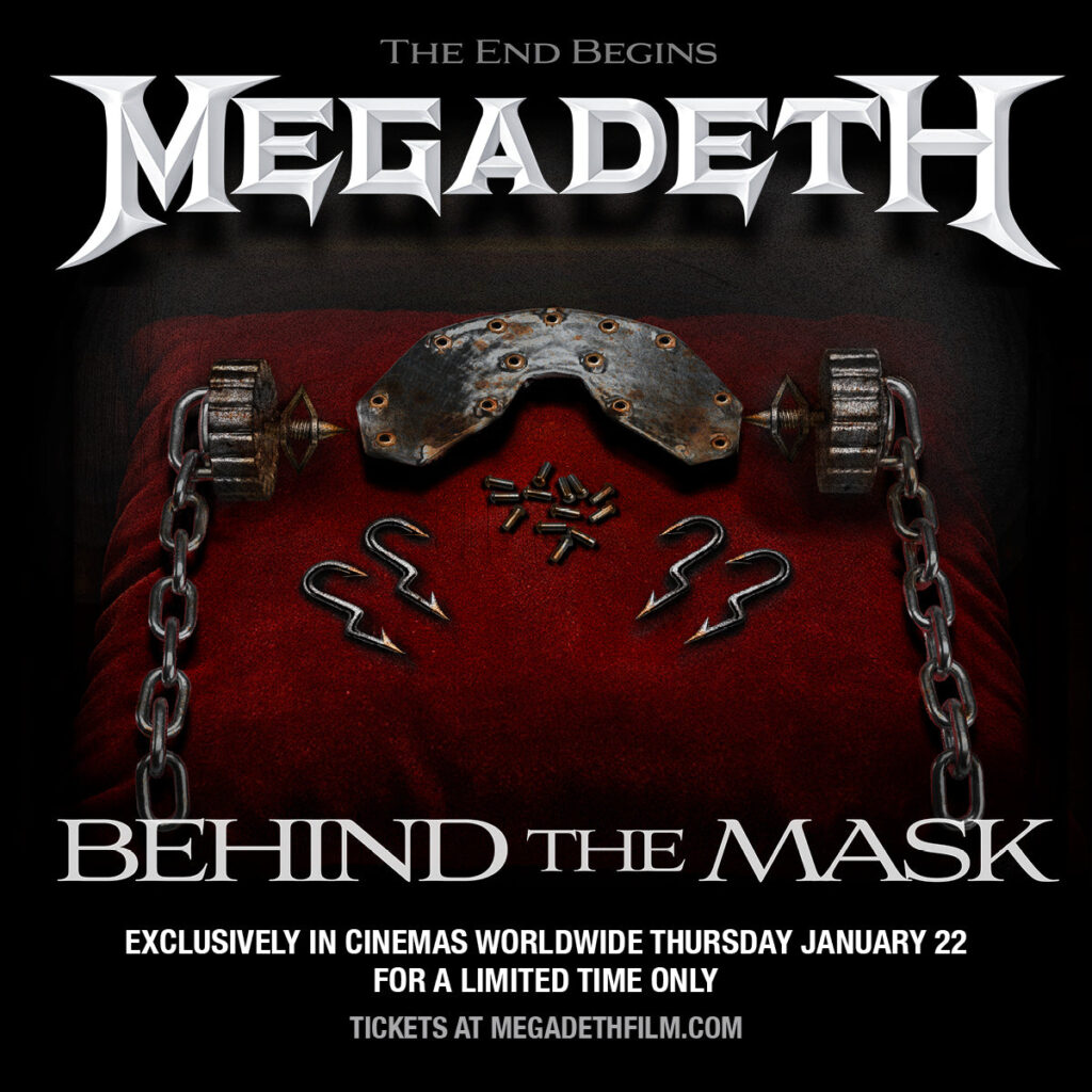 Megadeth estrenará "Behind the Mask" en cines de México