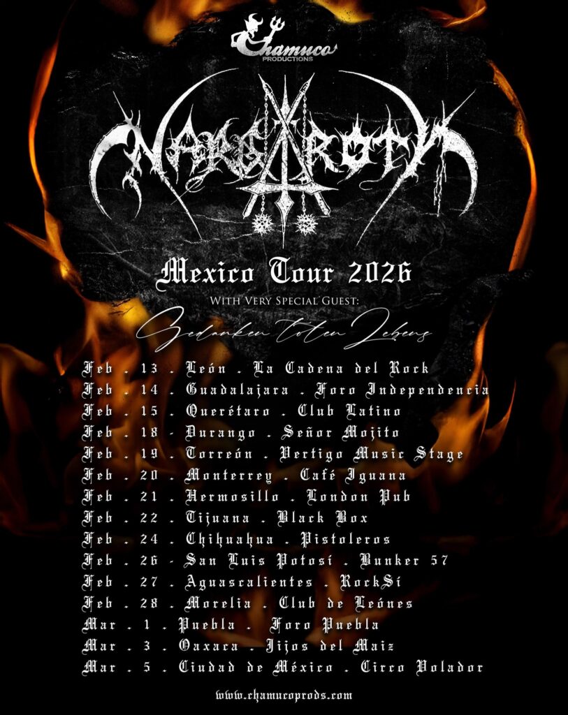 Nargaroth prepara una gira de 13 conciertos en distintas ciudades de México