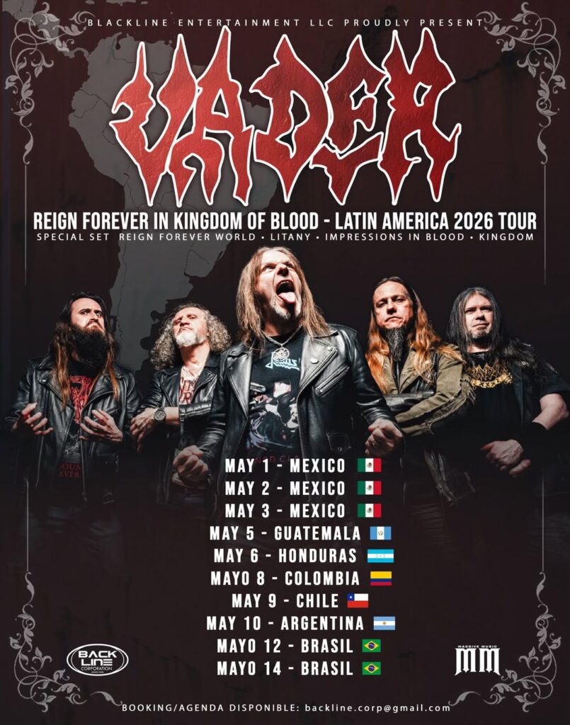 Vader regresa a México y Latinoamérica en 2026