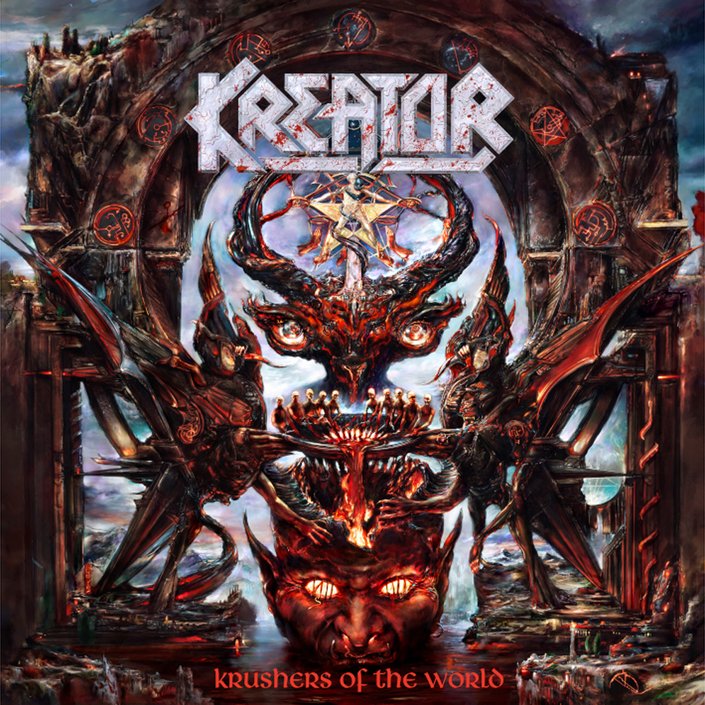 Portada de Krushers of the World de Kreator