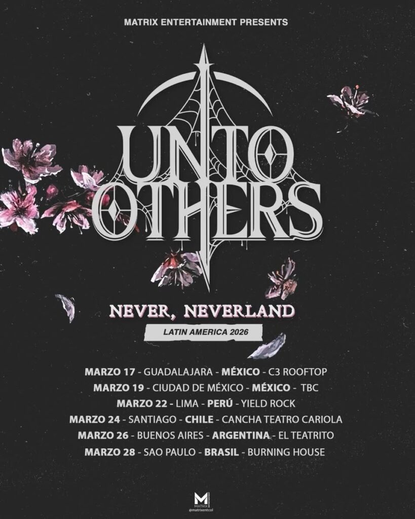 Unto Others anunció una gira por México y Latinoamérica en marzo de 2026
