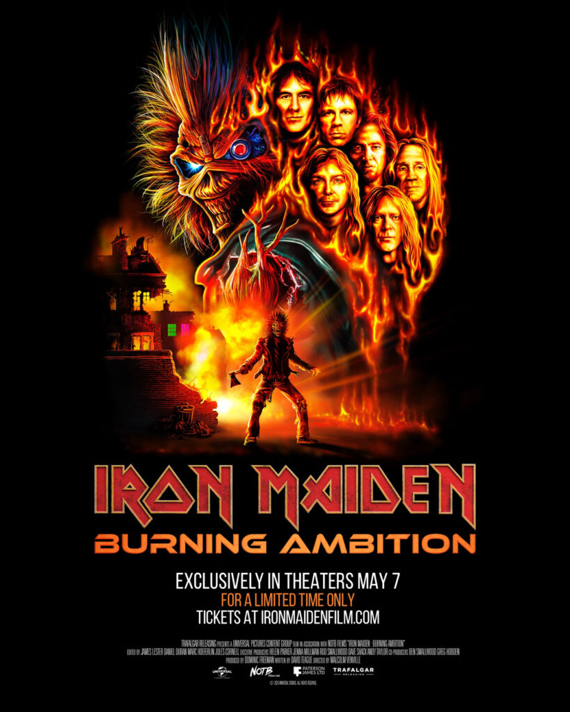  Iron Maiden llevará su nuevo documental Burning Ambition al cine