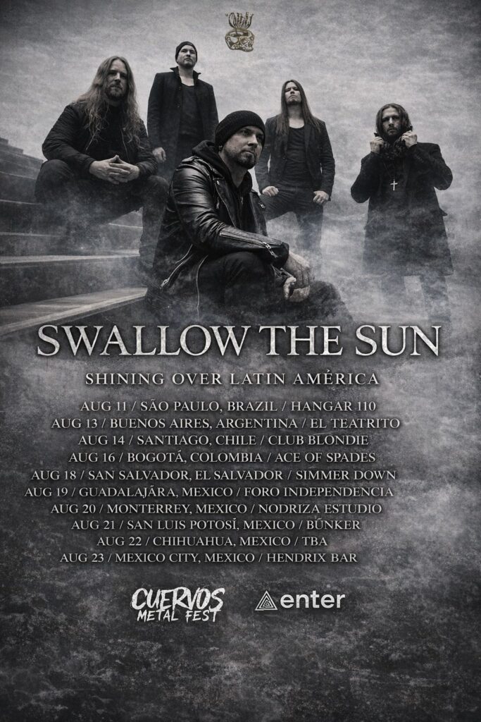 Swallow The Sun regresa a Latinoamérica en una nueva gira