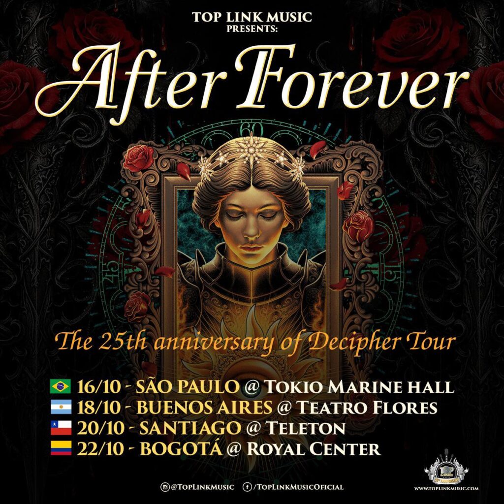 After Forever prepara una gira por Latinoamérica en 2026