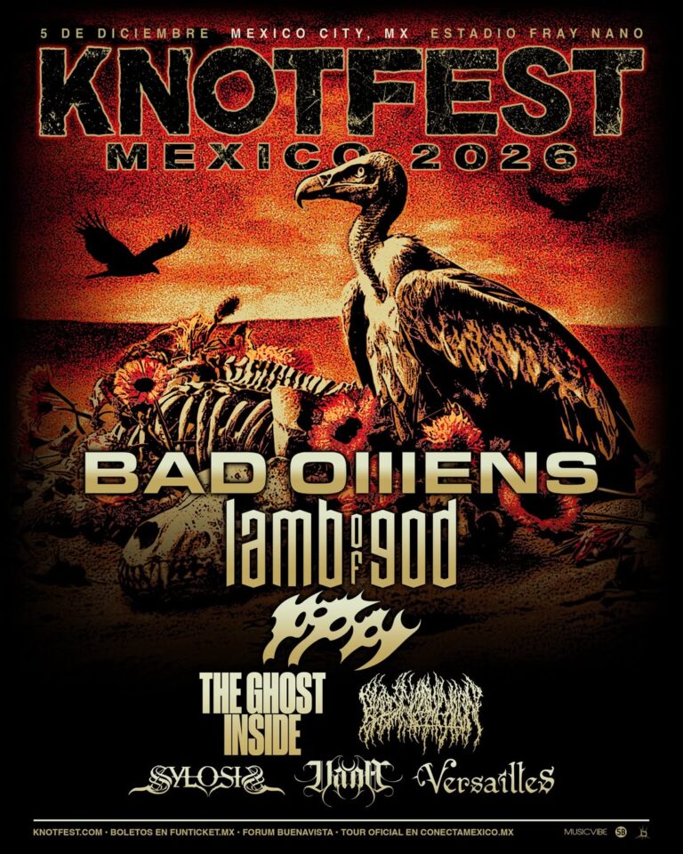 Knotfest México 2026; Bandas confirmadas, Horarios, Boletos y Precios