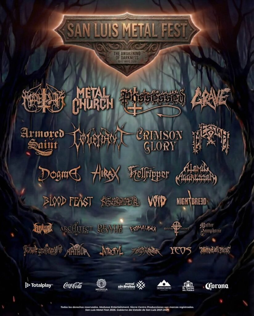 El San Luis Metal Fest es un festival de dos días organizado por Sierra Centro Producciones y Medussa Entertainment