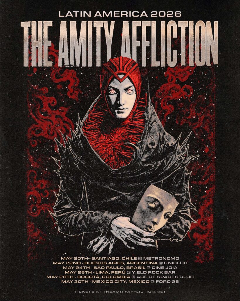 The Amity Affliction regresa a Latinoamérica en una gira de 6 conciertos