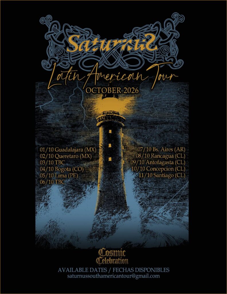 Saturnus confirma gira por Latinoamérica