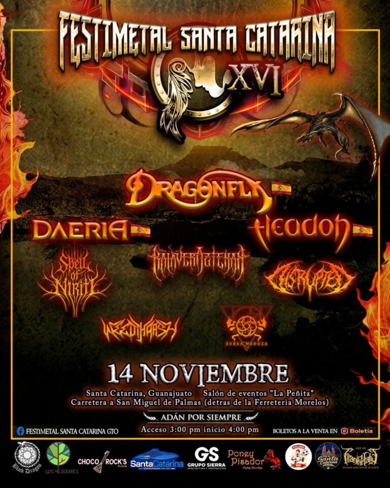 Festimetal Santa Catarina XVI – 2026; bandas confirmadas, fecha y sede.