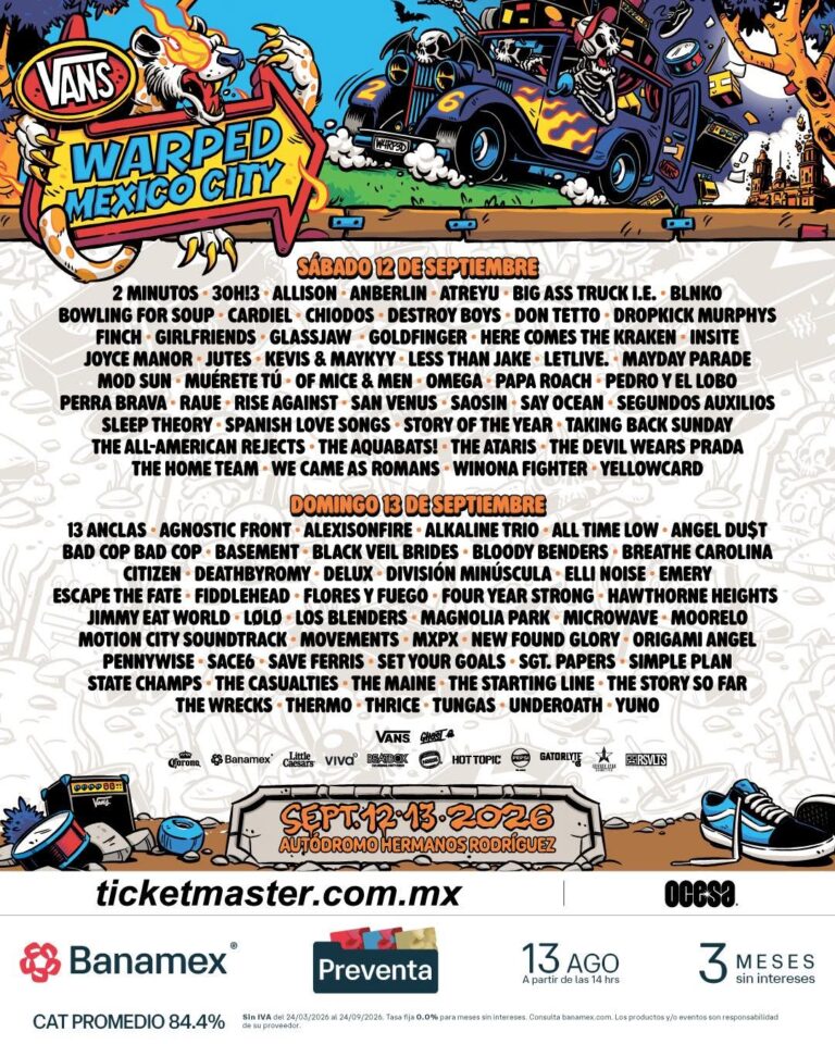VANS Warped Tour Mexico City 2026