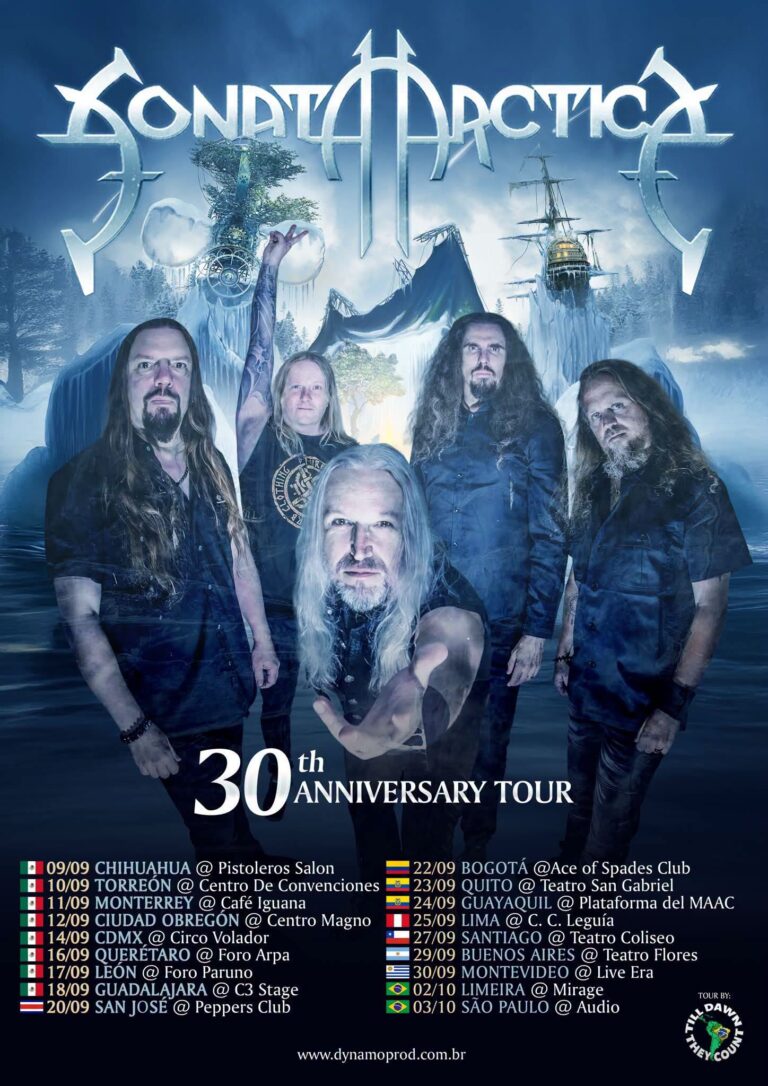 Sonata Arctica Mexico Tour 2026